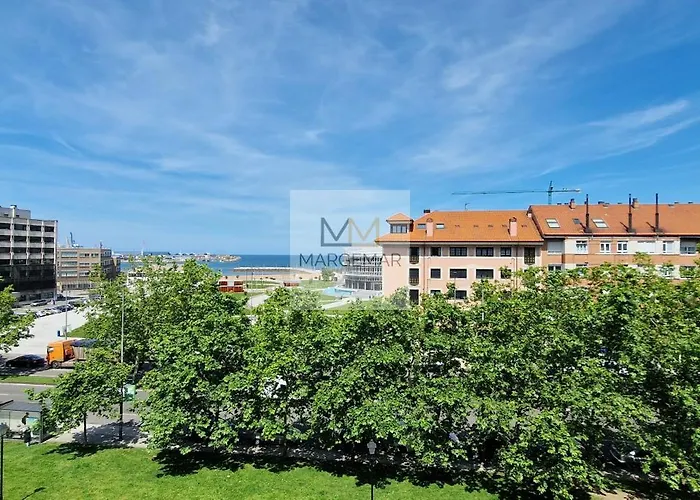 View - 2 Hab Wifi Garaje - Vistas Al Mar - Vut-4745-as דירה גיחון