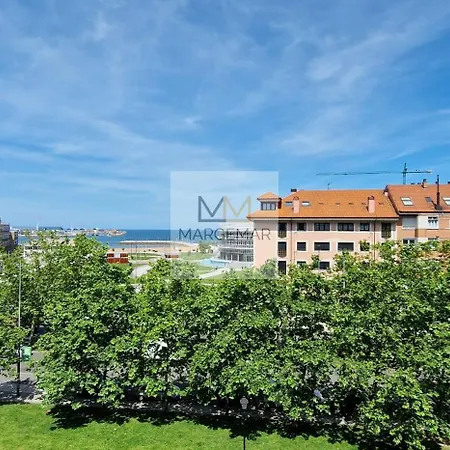View - 2 Hab Wifi Garaje - Vistas Al Mar - Vut-4745-as Appartement Gijón